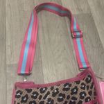 Simply Southern  NWT neoprene mesh sports bag crossbody pink leopard Photo 2