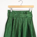 Chicwish Emerald Belted Texture Flare Maxi Skirt Size S Photo 4