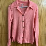 Free People Paloma Cashmere Cardi (XS) in Coralina NWOT Photo 4