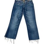 Lucky Brand Zoe Straight Leg Cut Off Capri Jeans Blue Size 0/25 Photo 0