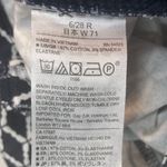 Gap Slim City Pants Size 6/28R Cropped Inseam 25” Black & White Geometric Photo 4