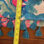Lilly Pulitzer ROXI Dress Cover Up Womens Medium I'm So Jelly Coral Reef Tassel Photo 8