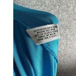 Vintage Shadowline Peignoir Dressing Robe Long Puffy Medium Bright Blue Nylon Photo 8