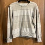 Alpine Design  Relaxed Fit Crewneck Tan‎ & Cream Sweater Large Photo 2