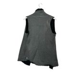 Gaiam  Gray & Black Reversible Vest Yoga Sherpa Knit M Medium 8-10 Photo 5