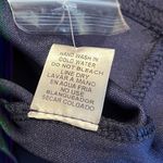 Entro  large womens feather print ruched empire waist with lavender velvet trim Photo 8