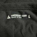 NWOT American Giant Women's Black Muscle Tee Dress Size L Knee Length Casual Size L Photo 7