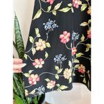 Talbots Late 90’s Whimsigoth Floral Silk Maxi Dress 14 Photo 9