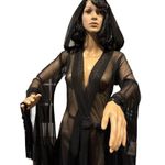 WASSA Sheer Elegance Long in black Robe Sexy Top size XS Photo 5