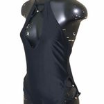 MINKPINK Black Plunging Front One Piece Swimsuit Photo 3