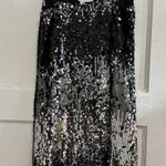 EXPRESS Black Ombré Sparkly Dress Photo 5
