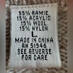 Vintage Wool Blend Sweater‎ Beige Knit Cozy Classic Style fall large Tan Photo 2