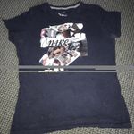Nike Womens XL Slim Fit Logo T-Shirt Navy Photo 2