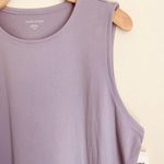 Eileen Fisher Organic Cotton Jersey Crewneck Tank Dress Lavender size M NEW Photo 4
