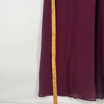 Show Me Your Mumu  Flowy Ruffle Maxi Dress in Merlot Chiffon NWT Size XS Photo 14