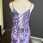 SOLD Purple Mermaid Fit Prom Party Dress Sparkly Sequins Lace Up Back Size 2 Photo 4