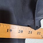 CAbi  Black Floral Short Sleeve Blouse Womens S Boho Flowy Sheer Classic Photo 2