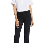 NYDJ  Black Slim Trouser Pants Stretch 14W Plus Size Ponte Knit Photo 0