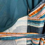 Eva Franco Sparkly Stripe Wrap Dress Flutter Sleeves Womens Size 0 New Orange Photo 5