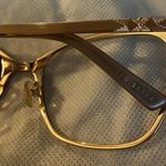 Ted Baker 53mm Rectangle Cat Eye Sunglasses - Gold Photo 4