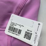 Lululemon NWT Athletica Pink Power Through Bra Sports Bra Padded Photo 2