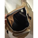 KAVU Rope Sling Bag Tan Beige Canvas Crossbody Outdoor Travel Daypack Flaw Read Photo 8