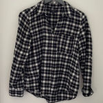 Tinsel Black Plaid Flannel Shirt. Size Small‎ Photo 0