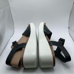 Ecco NWB  Flowt Wedge Cork Sandal Women's size 40 US 9-9.5 black leather 1949 Photo 13