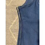 No Boundaries  Mini Dress Women Size L 12/14. Blue Stretch Denim Fitted Sheath Photo 2