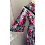 Handmade STUNNING Vintage Victorian Floral Dress Sun Hat Set Handbag Womens Sz S Photo 9