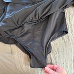 MiracleSuit  Aurora Black Shirred Swim Dress. Size 14. Photo 13