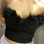 Forever 21 Feather Bustier Top Photo 0