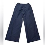 Aspesi Pinstripe Trousers Size 40 (US 4) Cotton/Linen Blend Blue Photo 3