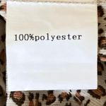 KIRUNDO Brown Animal Leopard Print Keyhole Short Sleeve Tiered A Photo 4