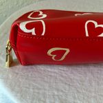 Kate Spade : Red Heart-Print Brushtone Pencil holder/Makeup holder- Gold Tone Photo 5