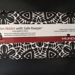 Mundi  Slim Wallet with Safe Keeper RFID Black Wh Photo 0