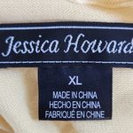 Jessica Howard  Yellow Open Front Cropped Cardigan NWT Size XL Yellow Sweater Photo 4