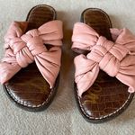 Sam Edelman Garson Knotted Strap Sandal in Pink Leather Size 7 Photo 2