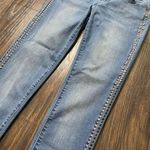 Earl Jean EARL Bedazzled Blue Skinny Ankle Jeans | 6 | Photo 1