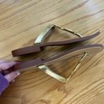 Lilly Pulitzer Target Womens Size 8 Flip Flop Gold Pineapple Beach Thong Sandals Photo 4