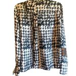 Brochu Walker  - Mayes Wrap Top Houndstooth Photo 4