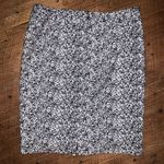 Banana Republic  black & white 14 business casual pencil skirt Photo 2