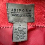 Uniform John Paul Richard 100% Leather Suede Full Zip Jacket Women's Medium Red Photo 9