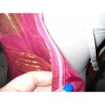 Aidan Mattox New NWT $310 Womens 6 Silk Metallic One Shoulder Dress Red Gold Photo 6