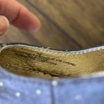 Miss Albright Spectator Silk Floral Polka Dot MaryJane Heel Blue Yellow Womens 7 Photo 8