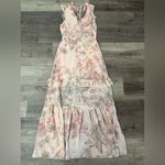 BCBGeneration Ruffle Maxi Dress in Light Pink Photo 2