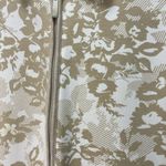 Laura Scott Zip Up Sweater Large tan cream Photo 2