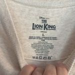 Disney Beige Lion King Crewneck Embossed Sweatshirt Photo 1