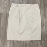 Anne Klein Women's Tan Pencil Straight Stretch Skirt w/ Zip Pocket Detail sz 4 Photo 4