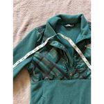 The North Face The North‎ Face Women's Green Geometric Anorak Fleece 1/2 Zip Pullover Sz Xsmall Photo 5